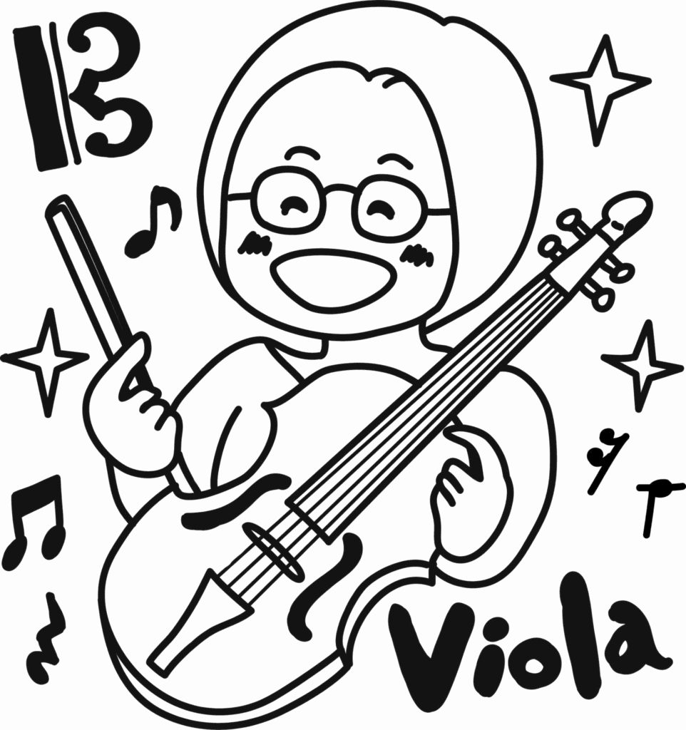 まきヴァイオリン・ヴィオラ教室ロゴ